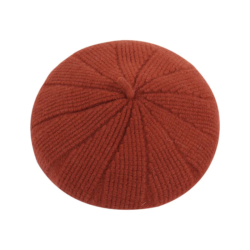 Knitting Beret Female Cute Fresh Hat Casquette Femme Boinas Para Mujer Boinas Para Mujer Chapeau Czapka Dla Dziewczynki