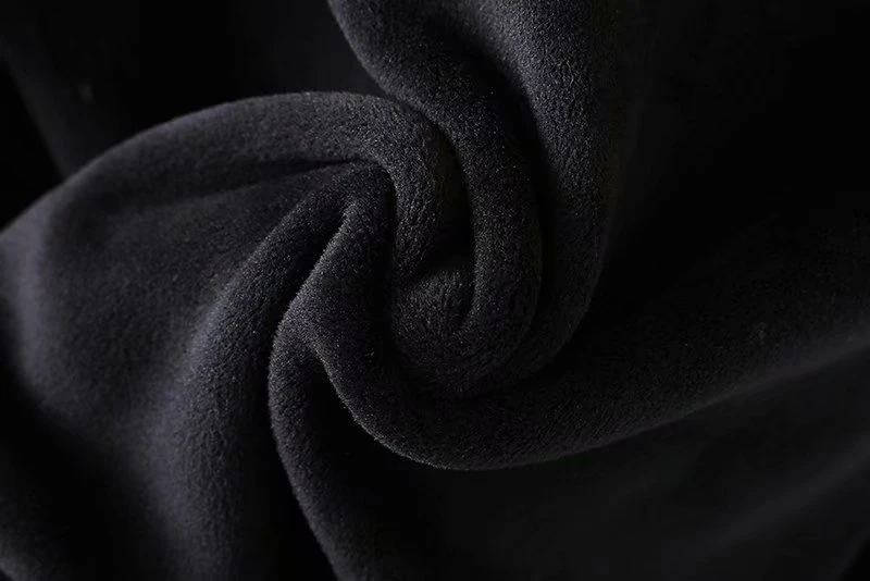 Брюки женские LUNDUNSHIJIA черные теплые плюшевые шаровары повседневные свободные