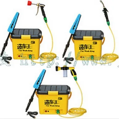 Pаспродажа Портативное оборудование для автомойки, 25 л/Электрический мотор высокого давления 12 В, мойка высокого давления, пеногенератор, мойка автомо...