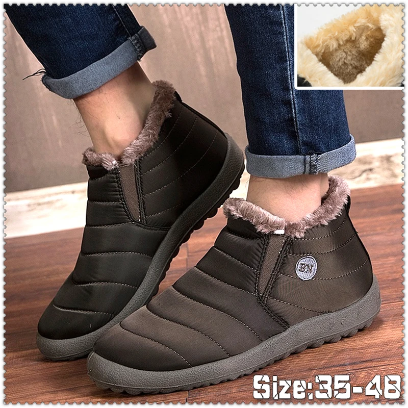 Новые зимние ботинки женская обувь Зимние ботильоны унисекс на плоской подошве