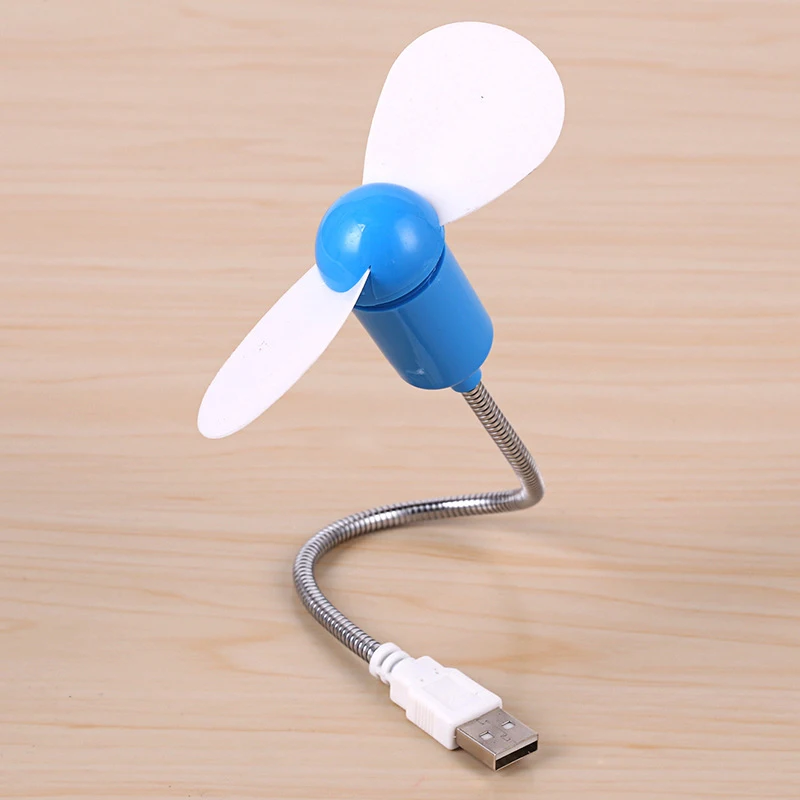 

USB Fan PC Cooling Mini Laptop Portable Cooler Flexible Desk Desktop Notebook Creative Flexible Portable Mini Fan USB Gadgets