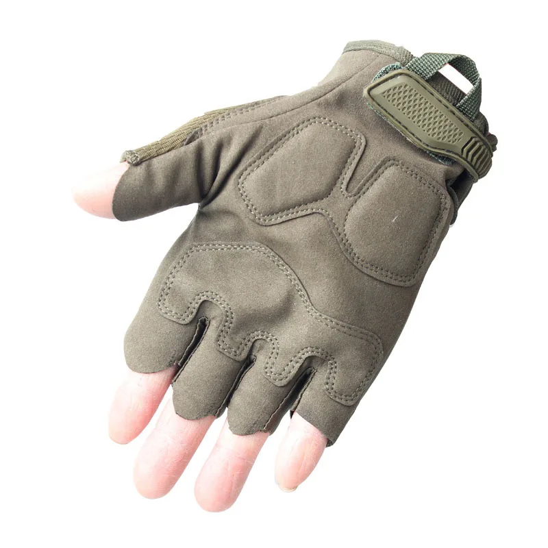 

Outdoor cycling motorcycle gloves male mountaineering fitness sports non-slip protective half-finger tactical gloves