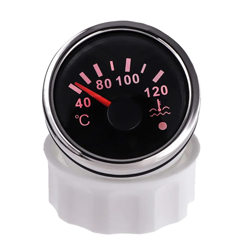 40-120 Degree Car Boat Water Temperature Temp Gauge Meter Fit For Marine Motorcycle Truck Yacht 52mm | Автомобили и мотоциклы