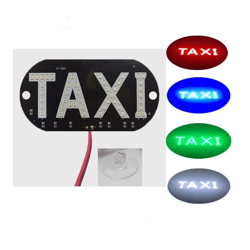 Светодиодный индикатор лобового стекла для такси 12 В | Автомобили и мотоциклы
