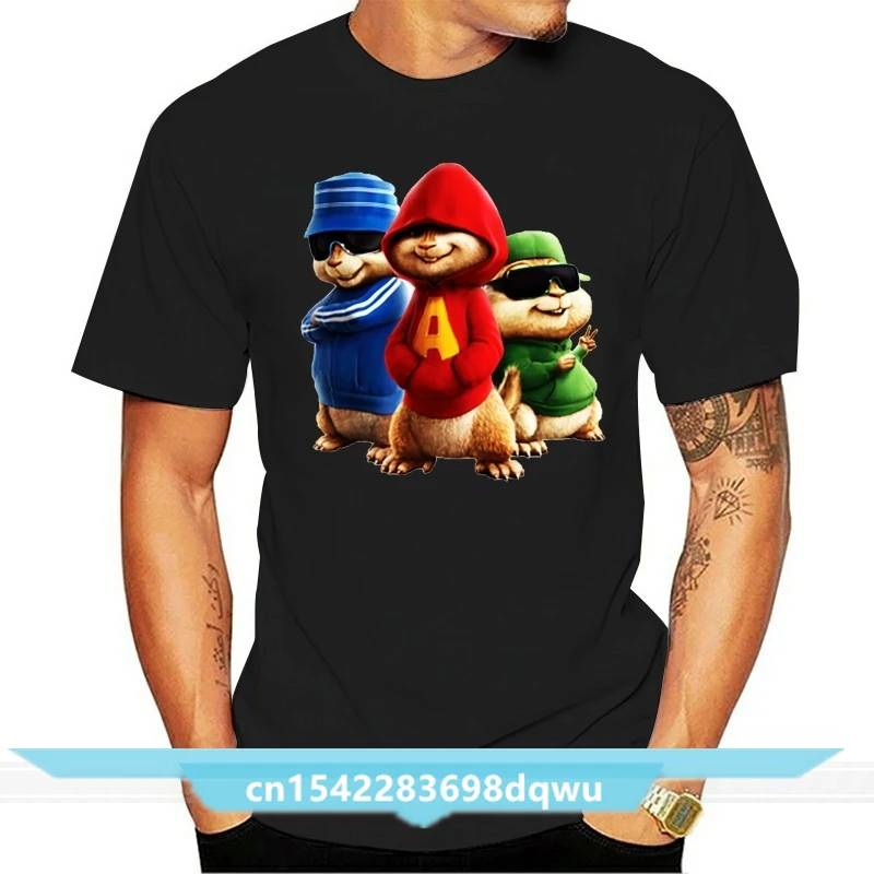 

New Alvin And The Chipmunks Fictional Music Group Men'S T-Shirt Size S-6Xl Personality Custom Tee Shirt