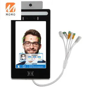 8 inch android infrared 3d body camera measurement kiosk door access control terminal face recognition attendance system free global shipping