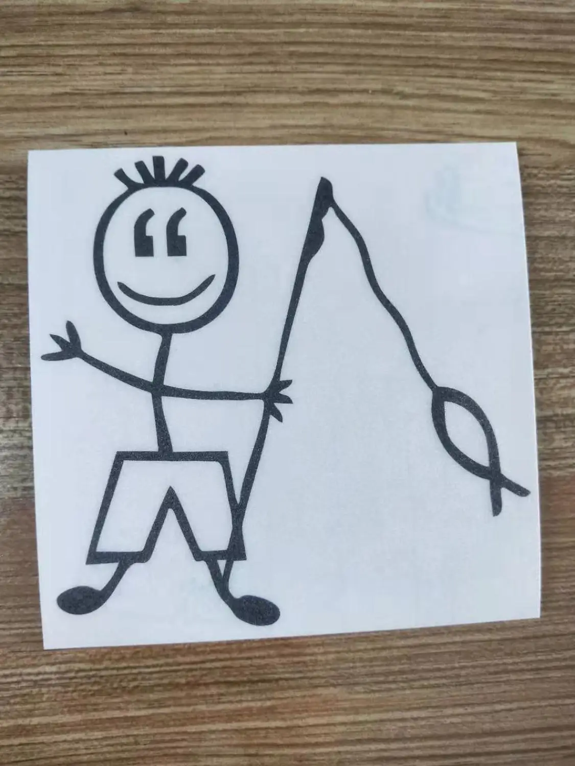 Крутая графика персонализированные наклейки на автомобиль детская Рыбалка