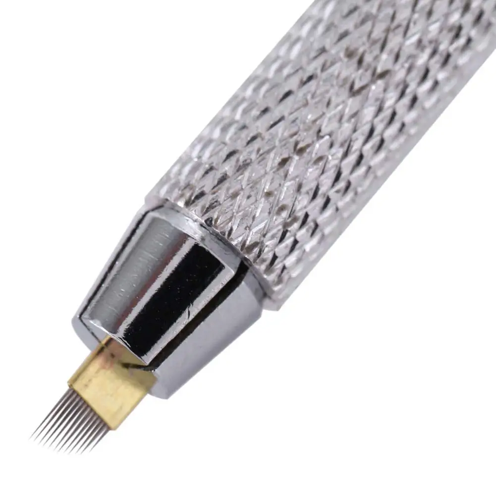 

1pc Embroidering Eyebrow Pen 3d Microblading Blade Needle Pen Pencil Manual Semi-permanent Makeup Tool Tattoo Eyebrow Tool