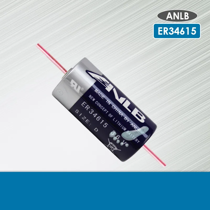 1 шт. ANLB 3 6 В ER34615 34615 Размер 34 2*61 5 мм 19000 мАч неперезаряжаемые литиевые батареи D LiSOCl2