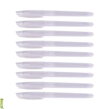 Hot Sale 10Pcs Transparent Pen Case Simple Pen Case Cover Gel Pen Case Ballpoint Pen Case Office Supplies