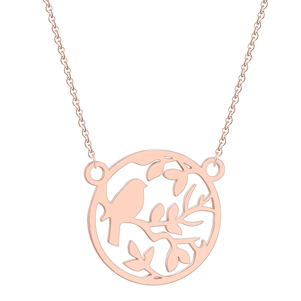 Женское колье-чокер из нержавеющей стали Cxwind простое ожерелье с полой веткой и