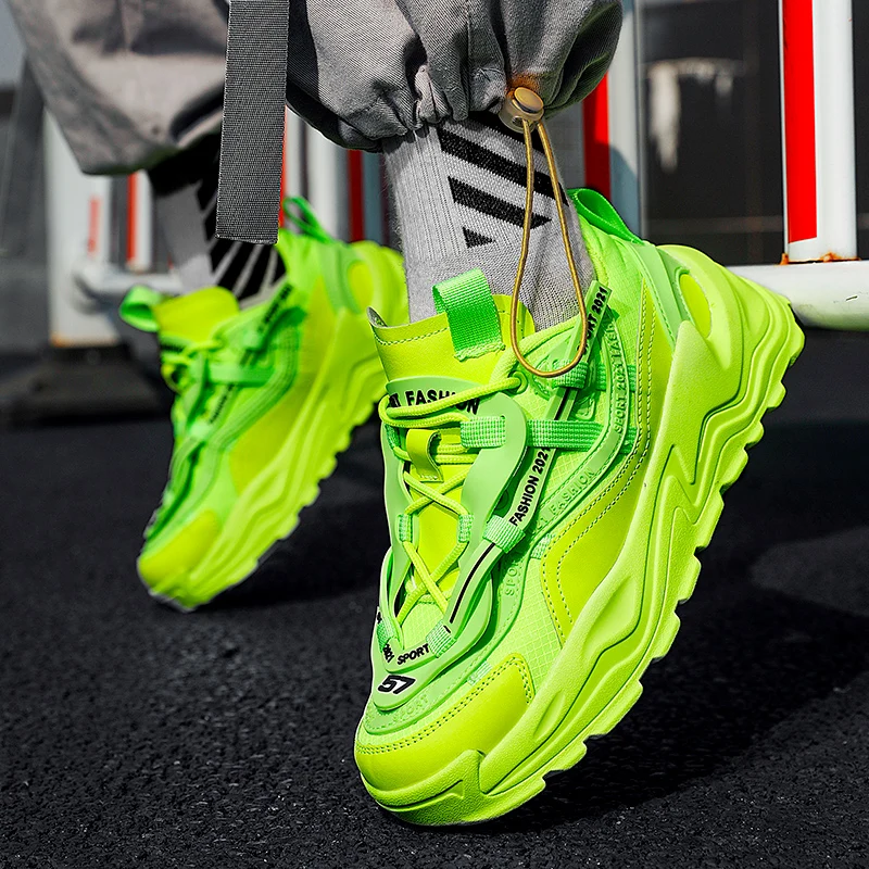 Новые трендовые мужские повседневные кроссовки 2021 летняя модная брендовая