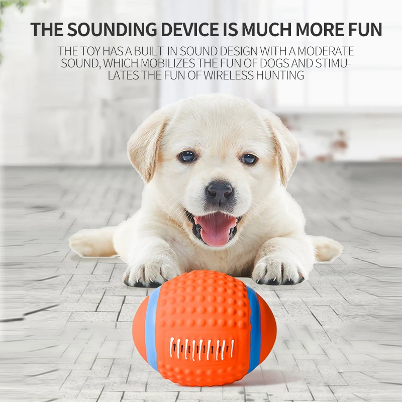 Пищащая собака 1 шт. шариковые Игрушки для маленьких собак резиновая игрушка