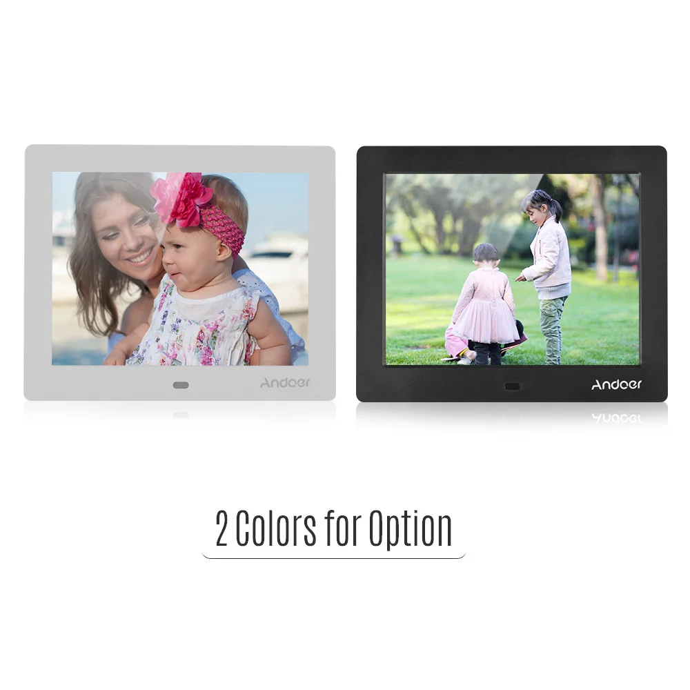 Andoer 8 &quotЦифровая фоторамка светодиодный фотоальбом 2 4G дистанционное управление