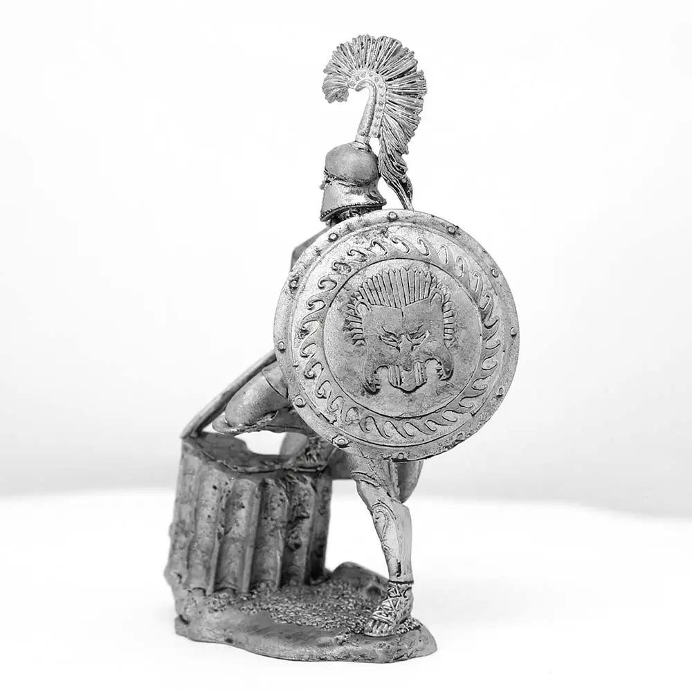 Греческий наемник 5 век до нашей эры - оловянный солдатик фигурка 75 мм X704 купить по