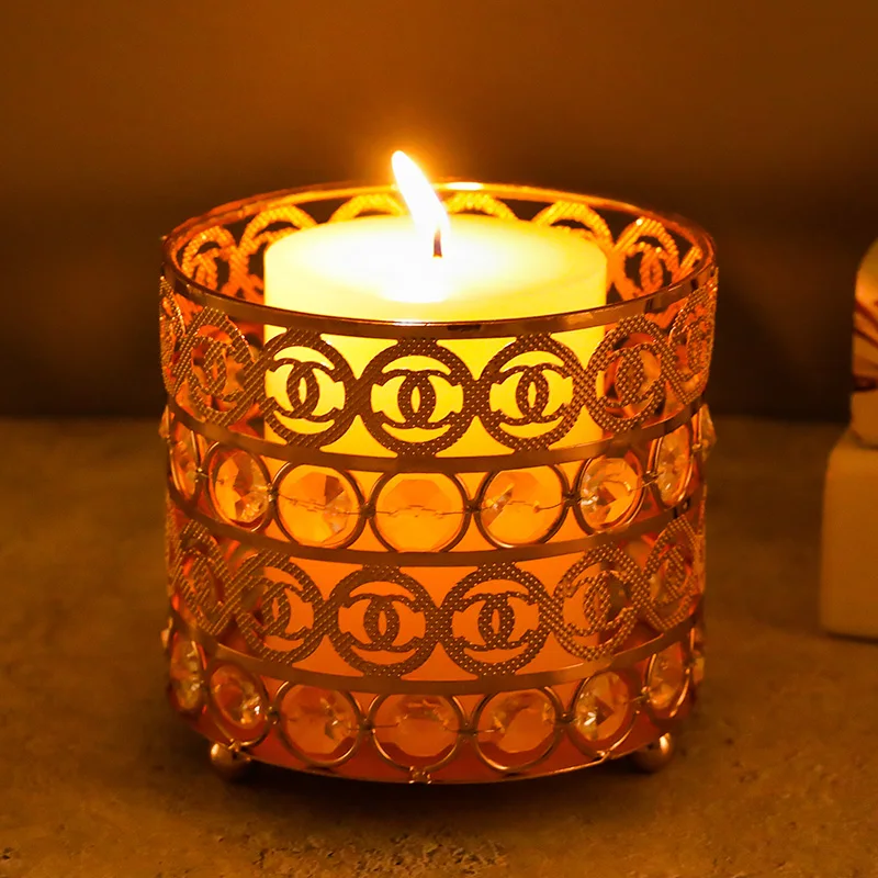 Европейские хрустальные подсвечники для свечей центральные части свадебного