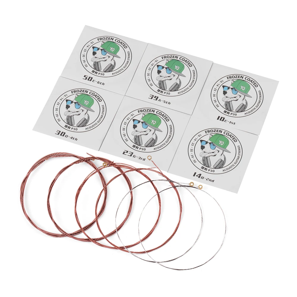 Orphee Акустическая гитара для игры в стиле фолк набор струн гитарные струны Никель