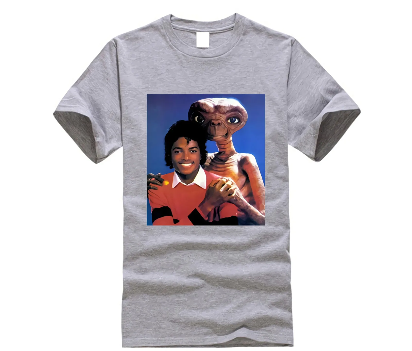 Мужская футболка в стиле ретро Michael Jackson &amp E.T Винтажная Футболка с принтом