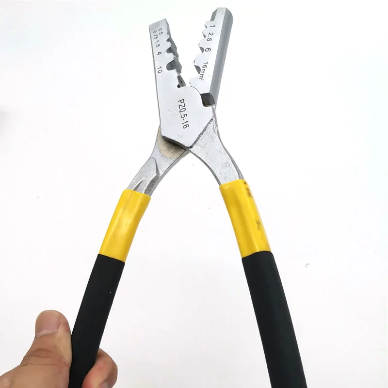 

PZ0.5-16 Crimping Tool Crimping Pliers For TerminalsClamps Pliers Electrical Tubular Terminals Box 0.5-16mm2 Tool Set