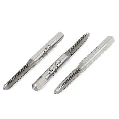 

M4 x 0.7 Metric SKS2 Straight 3 Flutes Bottoming Taper Hand Taps Set 3 Pcs
