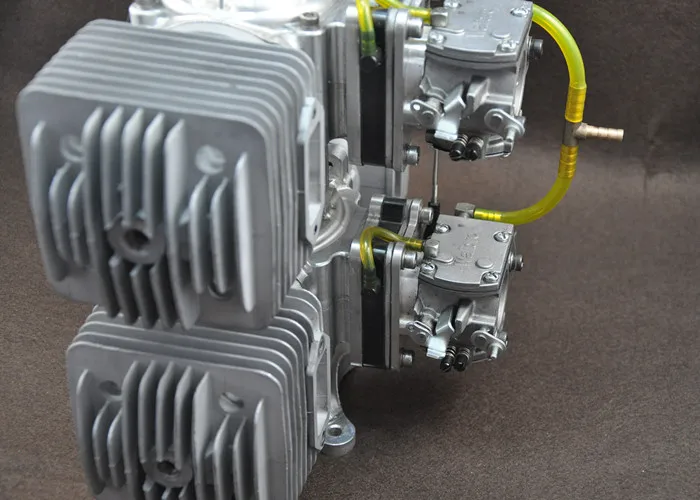 Многокамерный CNC обработанный DLA360 360cc газовый двигатель для RC самолета