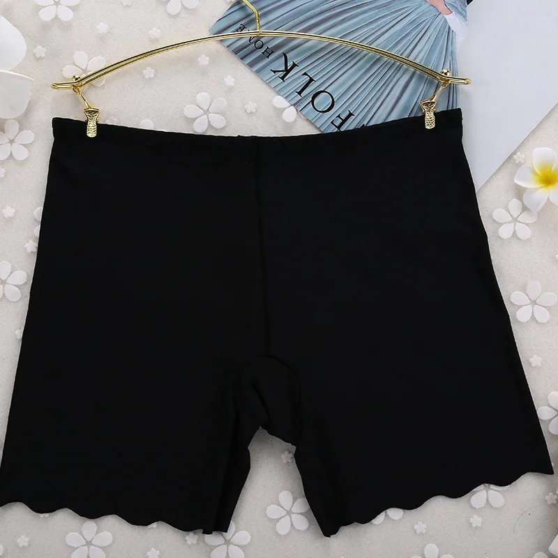 Модные летние женские безопасные шорты однотонные Бесшовные повседневные