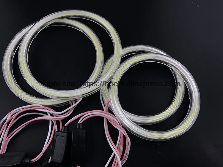 Для hyundai Sonata 2002 2003 2004 2005 COB Led DRL Дневной свет Белый Halo Cob Led Ангельские глазки кольцо ошибок ультра яркий