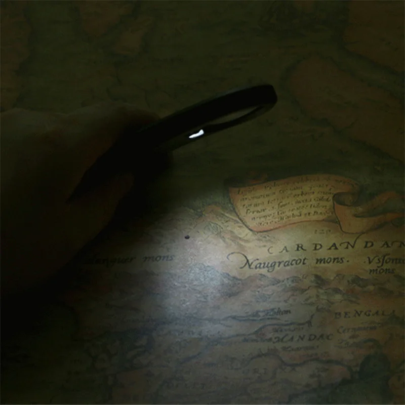 Optical K9 High Quality With LED Light Magnifier 20 Times Portable Handheld Magnifying Glass Jewelry | Инструменты
