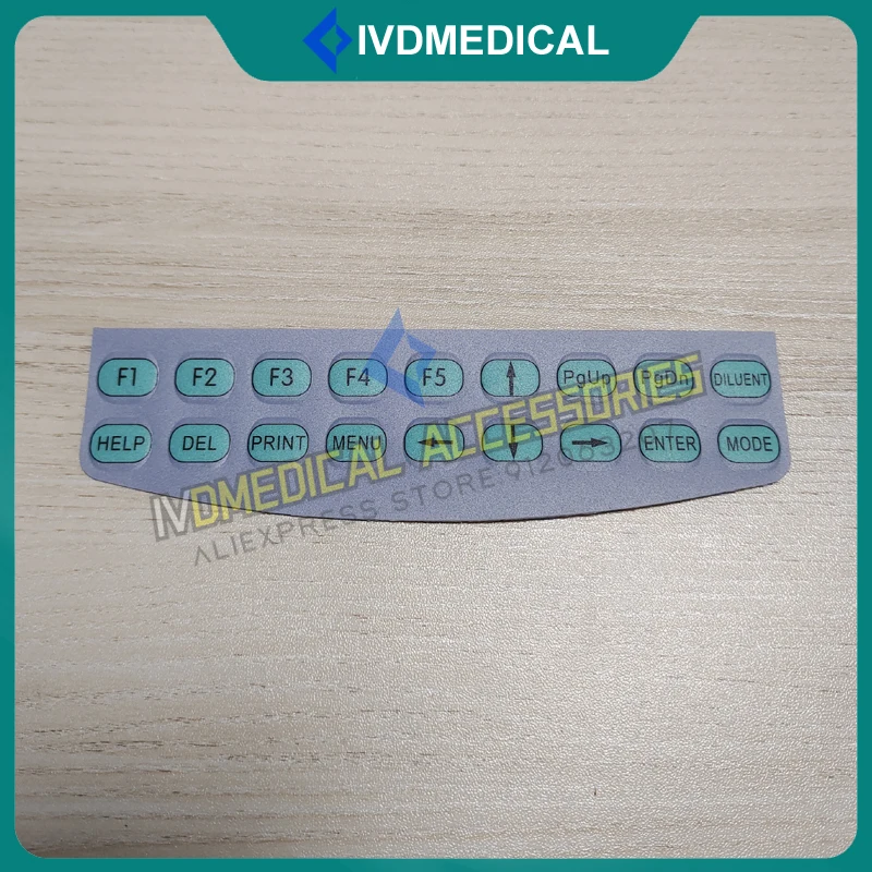 Mindray BC2600 BC2800 BC2600VET BC2800VET Hematology Analyzer Button Membrane Keyboard Panel Keypad Panel English 2800-20-28729