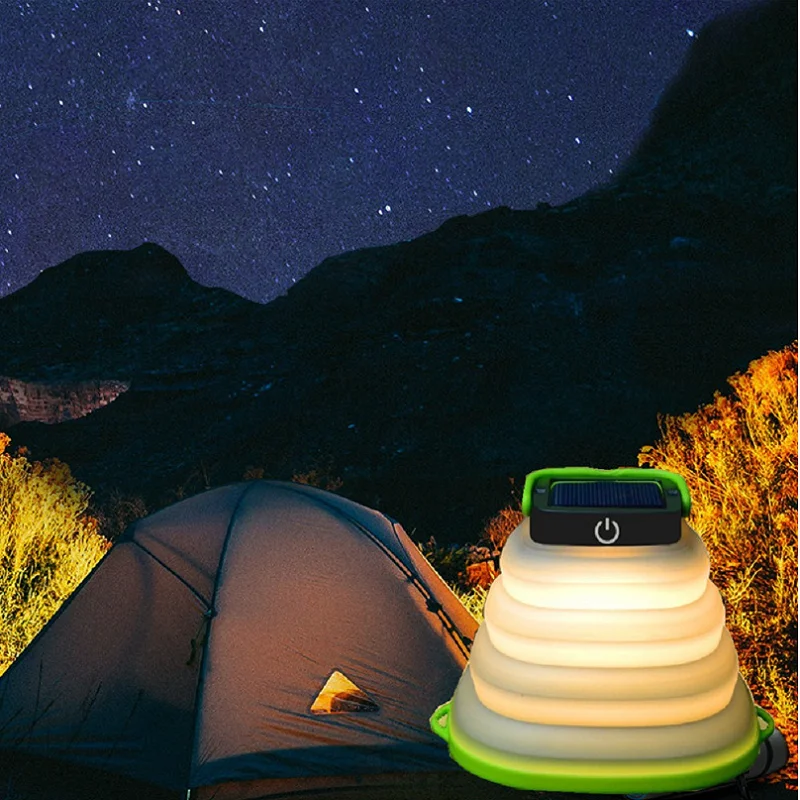 Туристический светильник на солнечных батарейках 1 2 Вт 500 мАч перезаряжаемый