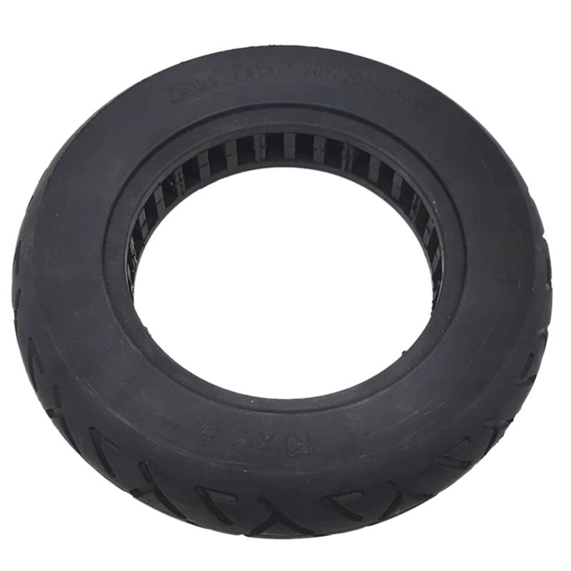 

10 Inch 10X2.50 Electric Scooter Wheels 10X2.50 with Disc Brake and with Wheel Hub Disc Brake Set Hollow Solid Tire