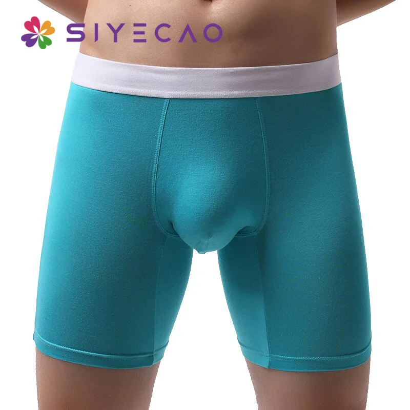 

New Men Underwear Boxers Long Leg Short Boxer Homme Male Panties Cueca Calzoncillos Men's Boxershorts Modal Man Boxer Shorts
