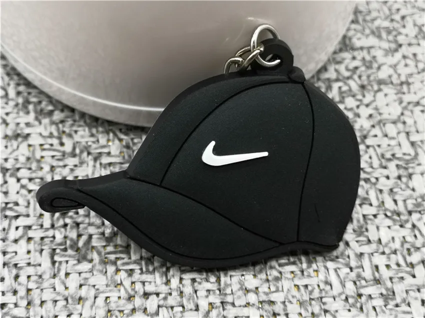 1029 Мини силиконовый милый брелок Nikes cap Форма брелок для женщин мужчин детей подарок брелок баскетбольные кроссовки Porte Clef - Цвет: 1029