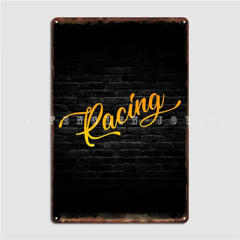 

Гонки металлический плакат пластина Ретро клуб Дом Кухня жестяной плакат