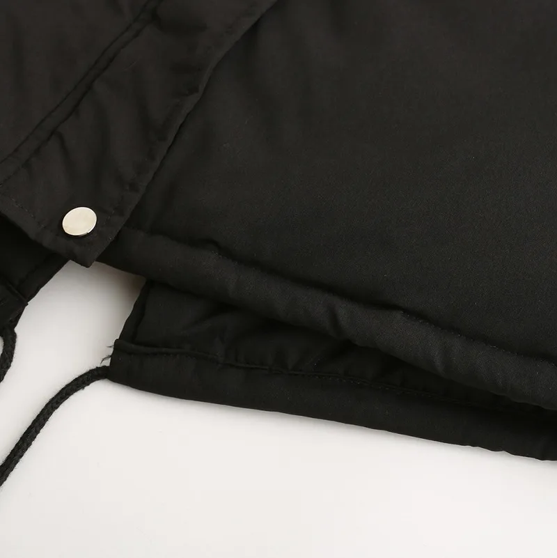 Новая зимняя утепленная женская хлопковая одежда повседневное Свободное пальто