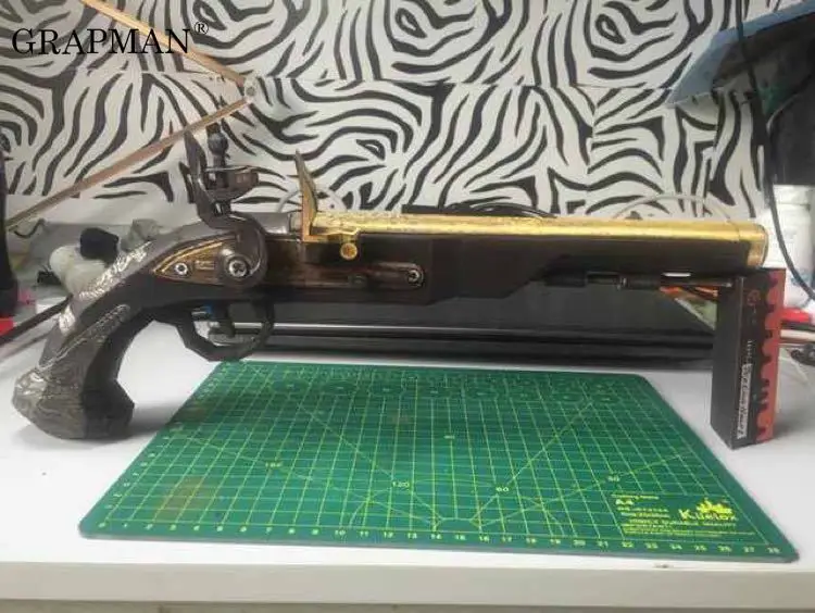 1:1 Пираты Карибского моря Flintlock 3D бумажная модель оружия Пазлы игрушка ручной
