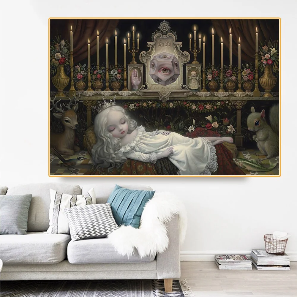 Картина маслом на холсте Луна от Марка Райдена | Дом и сад