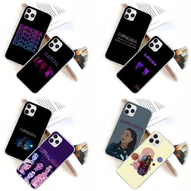 

American TV Series Euphoria Phone Case for iPhone 11 12 13 mini pro XS MAX 8 7 6 6S Plus X 5S SE 2020 XR case