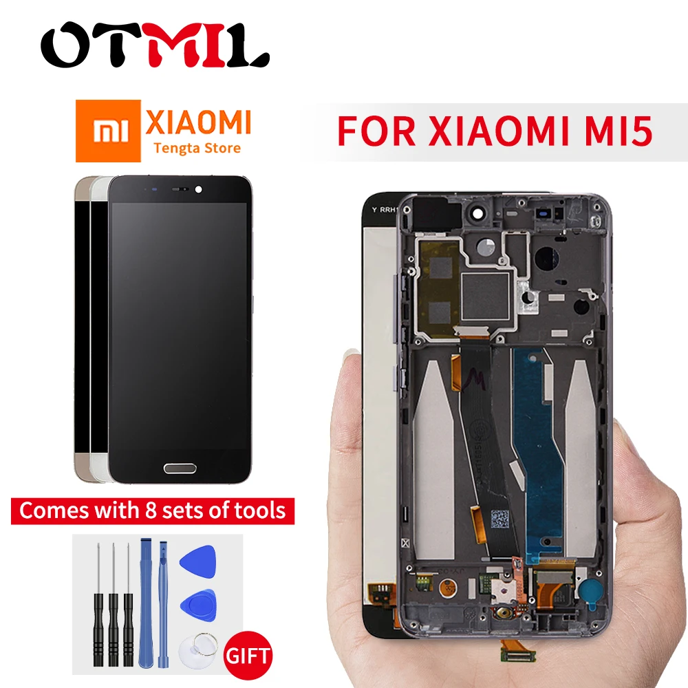 5 15 &quotОригинальный ЖК-для Xiaomi Mi ЖК-дисплей сенсорный экран с рамкой для