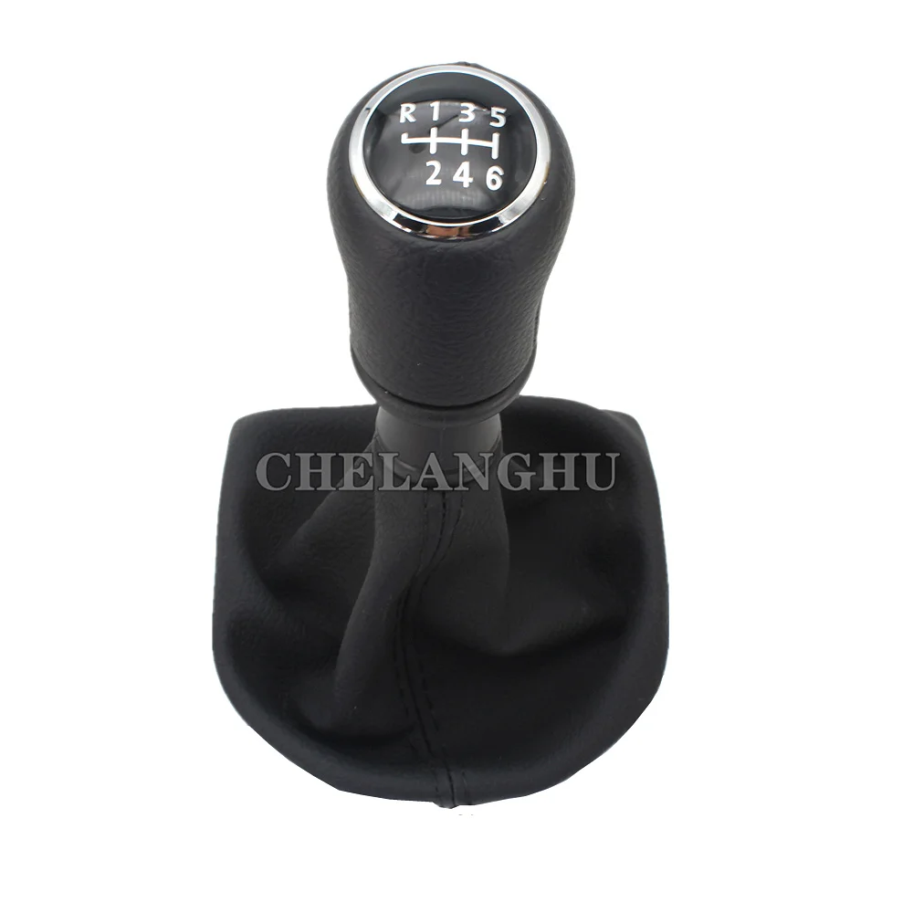 

Для VW Transporter Multivan Caravelle T5 T6 2016 2017 2018 2019 2020 Автомобильная 5/6 скоростная ручка переключения передач из искусственной кожи