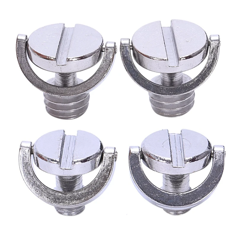 4 шт. D-образный винт для штатива камеры быстросъемный крепежный адаптер 2 1/4 дюйма