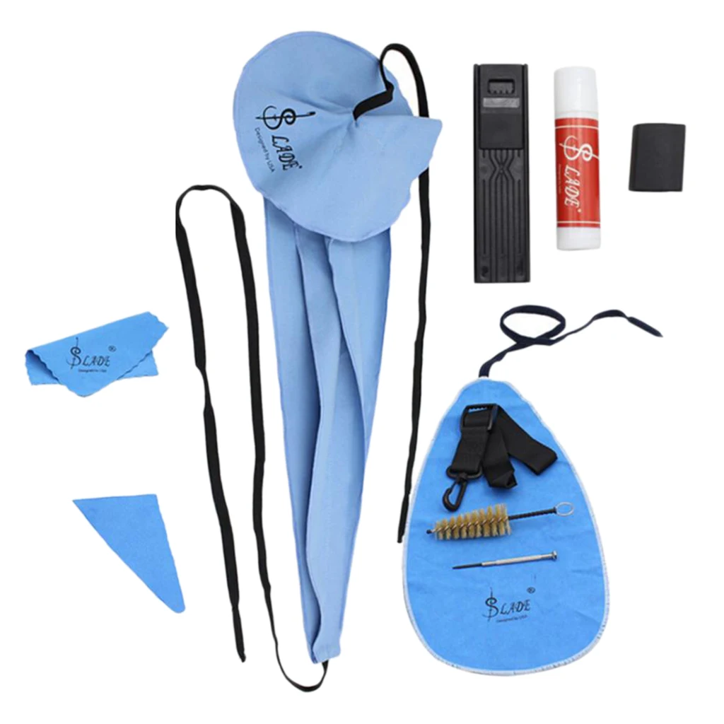 

10 In 1 Saxophone Cleaning Care Kit Reed Case Mouthpiece Screwdriver Sax DIY