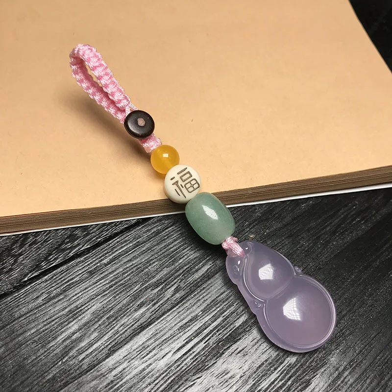 Этническая резная Тыква Золотая рыбка круглый кулон брелок для женщин Бодхи Лотос держатель ключей|Брелоки|