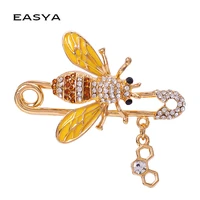 insect bee butterfly series brooches delicate little bee brooches crystal rhinestone pin brooch jewelry gifts for girl