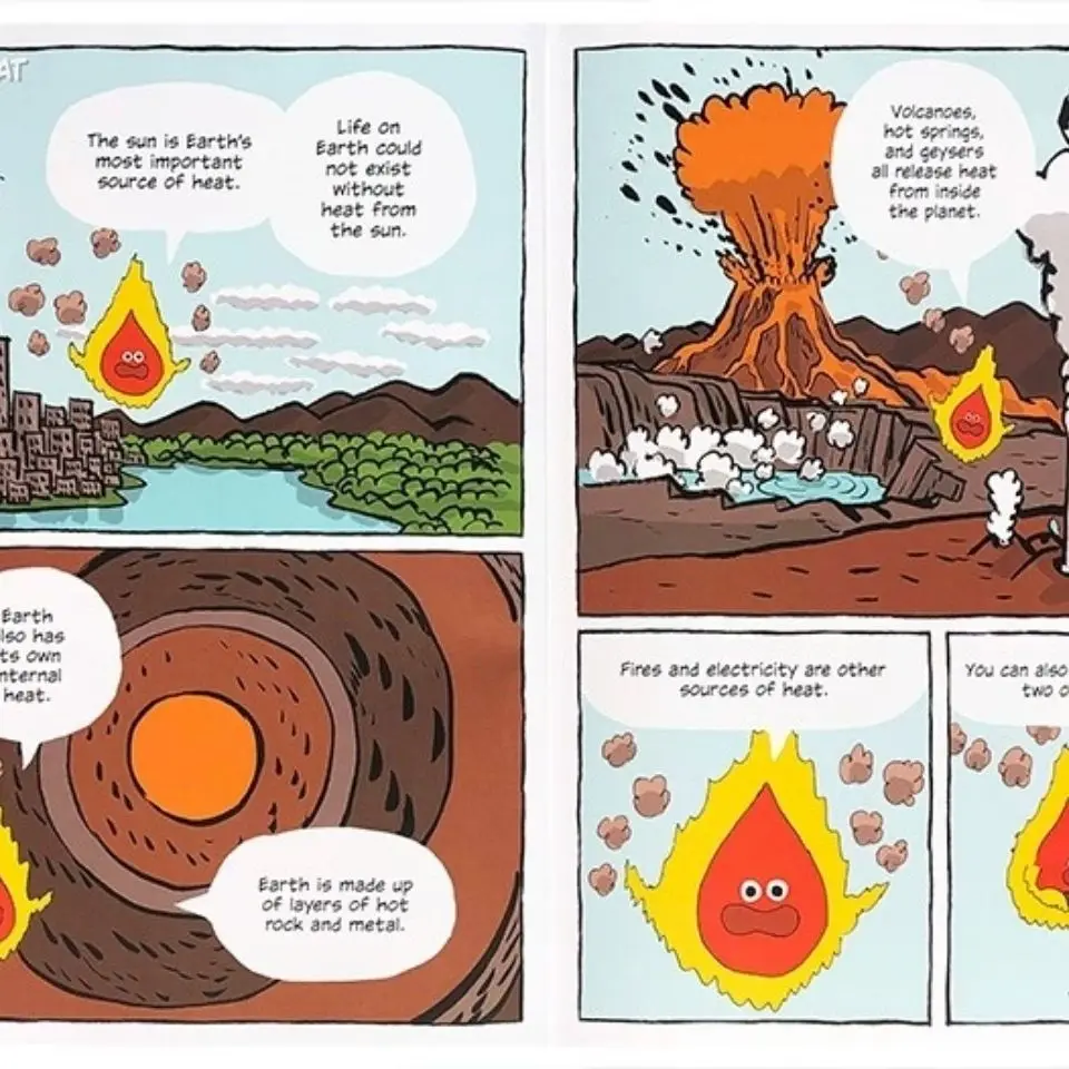 Cena 10 Książek/zestaw, Klocki Nauk Fizycznych, Książki Dydaktyczne Dla Dzieci, Książka Z Kolorowymi Obrazkami, Książka Przygodowa W łóżku
