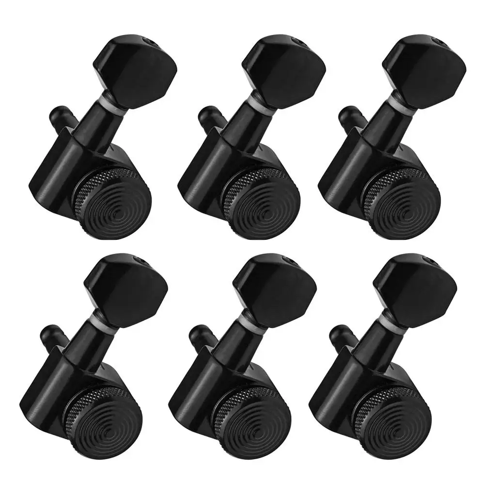 

6pcs Tuning Pegs String Buttons String Buttons Guitar There Small Classical Guitar Triple Connections Tuning Pegs