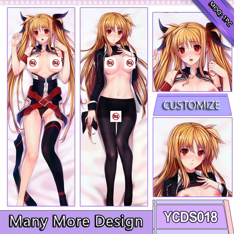 Аниме длинная подушка волшебная девушка лирическая NANOHA большая обнимая тело на