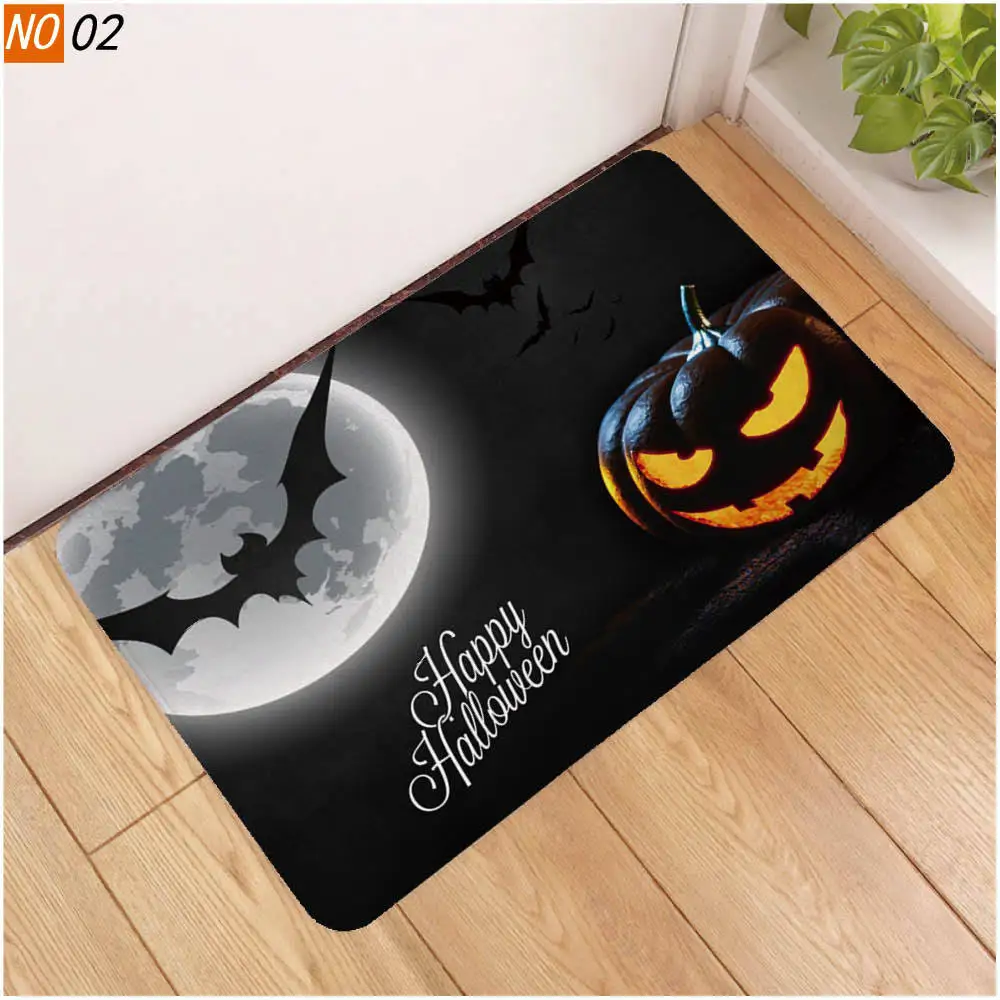 Противоскользящий коврик OIMG для ванной напольный 3D принт Хэллоуин летучая мышь