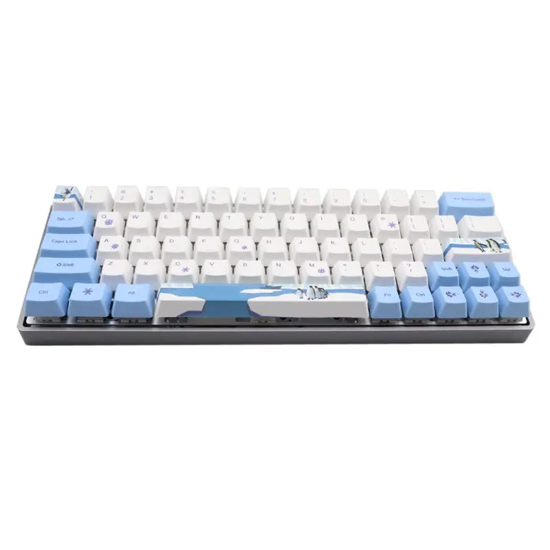 Колпачки для клавиш 61 + 11 OEM PBT полный набор механических колпачков клавиатуры