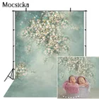 Mocsicka фон для фотосъемки новорожденных с цветочным рисунком, цветочный фон для портретной фотосессии для беременных детей